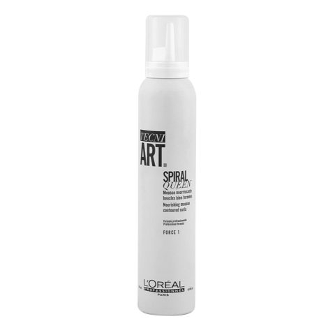 L'Oreal Tecni Art Spiral Queen Nourishing Mousse 200ml - curly moisturizing mousse