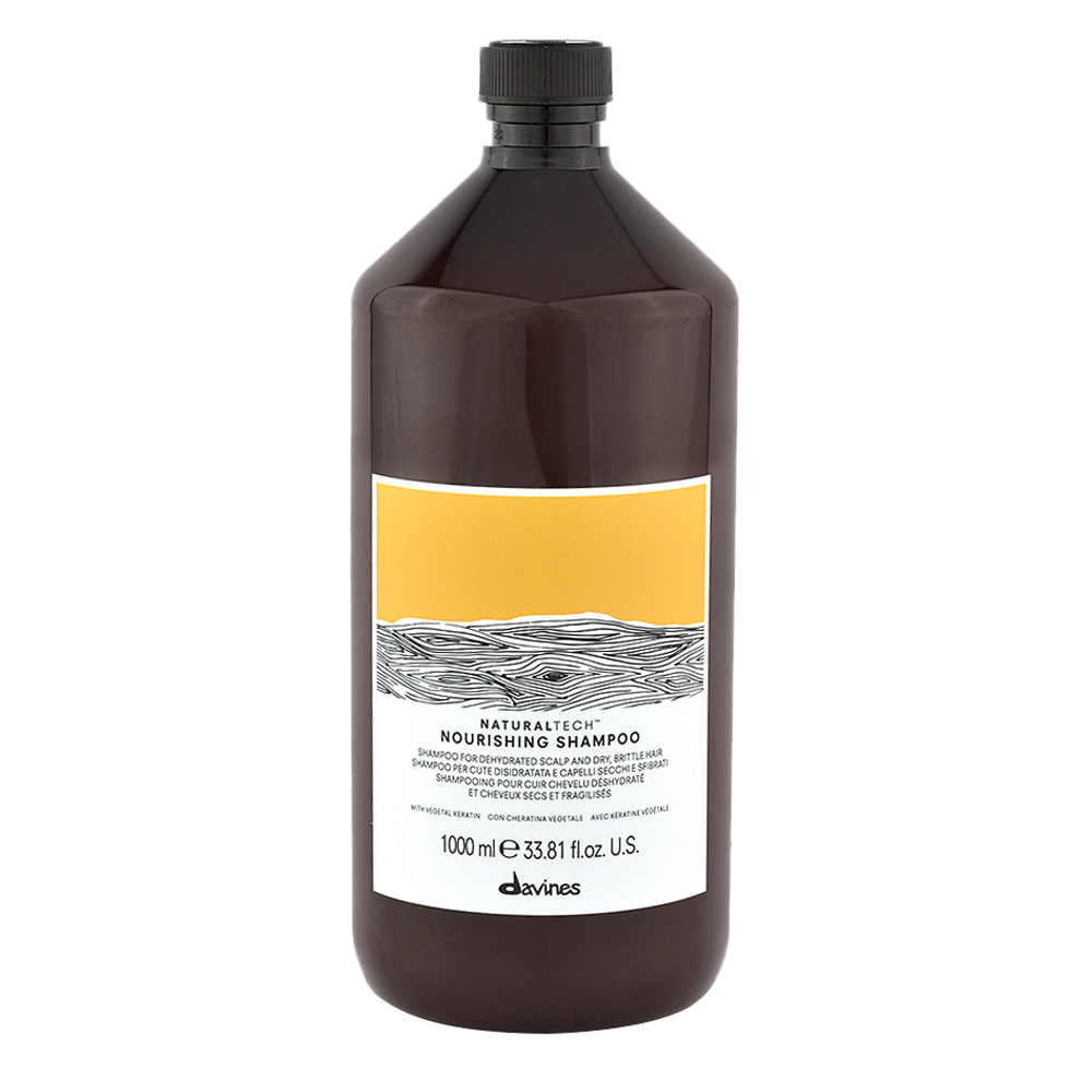 Davines Naturaltech Nourishing Shampoo 1000ml - nourishing shampoo for dry scalp and hair