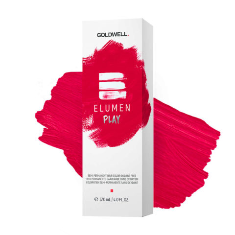 Goldwell Elumen Play Red 120ml - ready to use true semi permanent color