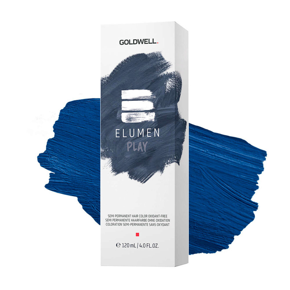 Goldwell Elumen Play Blue 120ml - ready to use true semi permanent color