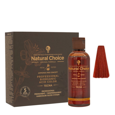7.66 Deep Red Medium Blond Tecna NCC Biorganic Acid Color 3x130ml