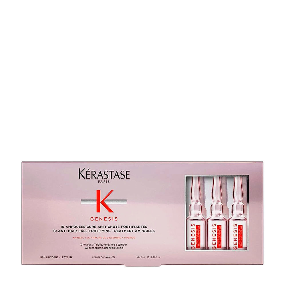 Kerastase Genesis Ampoules Cure Anti-Chute Fortifiantes10x6ml - anti hairfall fortifying vials for weak hair
