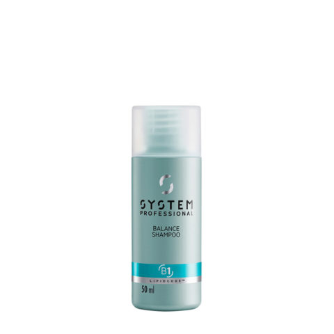 System Professional Balance Shampoo B1, 50ml - Sensitive Scalp Shampoo