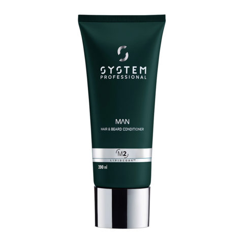 System Professional Man Hair & Beard Conditioner M2, 200ml - Hair & Beard Conditioner