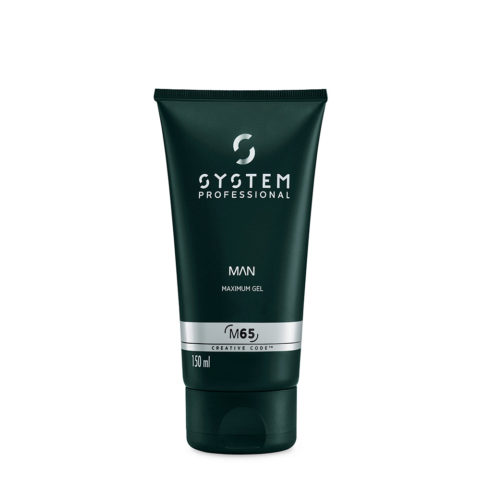 System Professional Man Maximum Gel M65, 150ml - Strong hold Gel