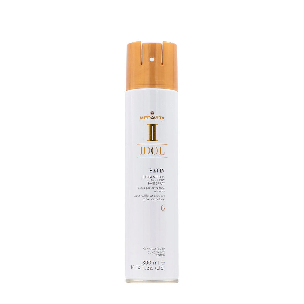 Medavita Idol Styling Satin Extra Strong Shaper Dry Hairspray 6 300ml - extra strong hairspray