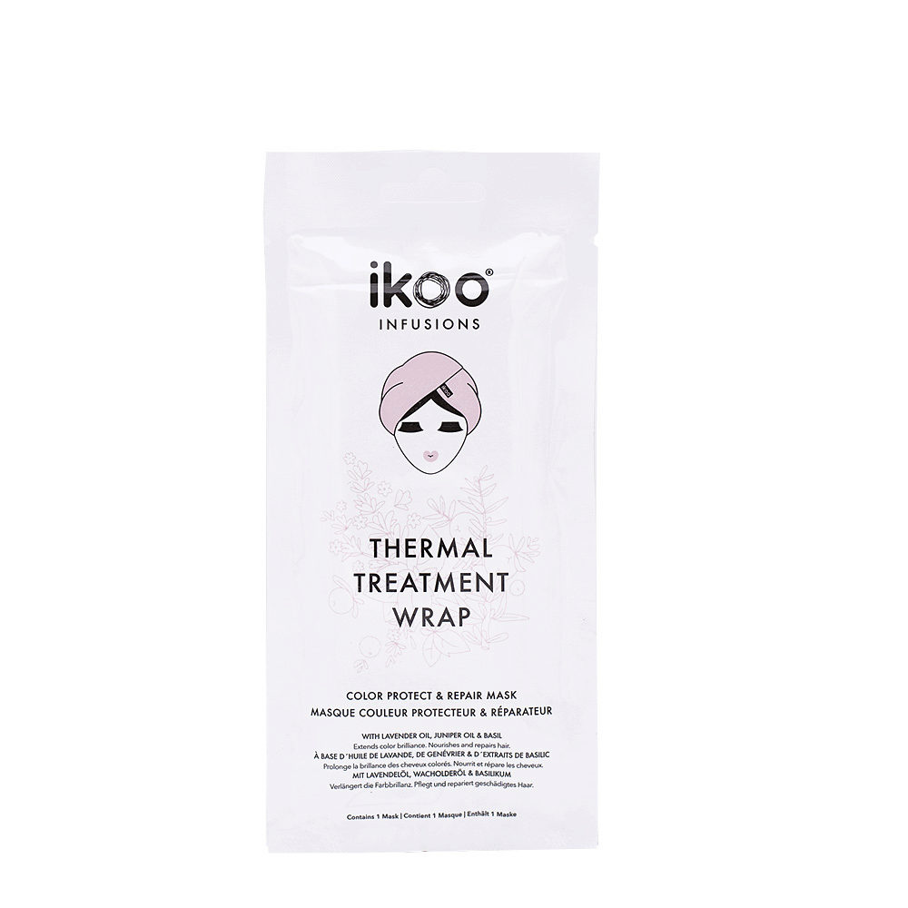 Ikoo Infusions Thermal treatment wrap Color protect & repair 35g - restructuring mask colored hair