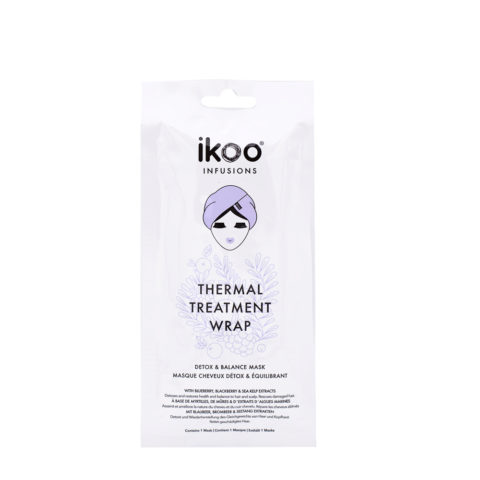 Ikoo Thermal treatment wrap Detox & balance mask 35g - purifying balancing mask