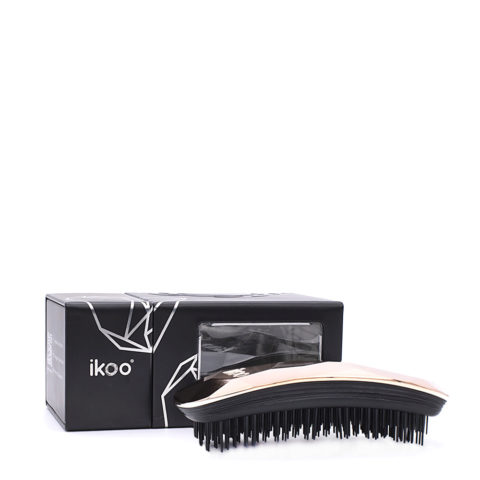 Ikoo Ergonomic Brush Black Gold Digger light pink