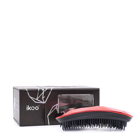 Ikoo Ergonomic Brush Black Dragon Lady red