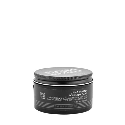 Redken Brews Man Camo Pomade 100ml - black wax