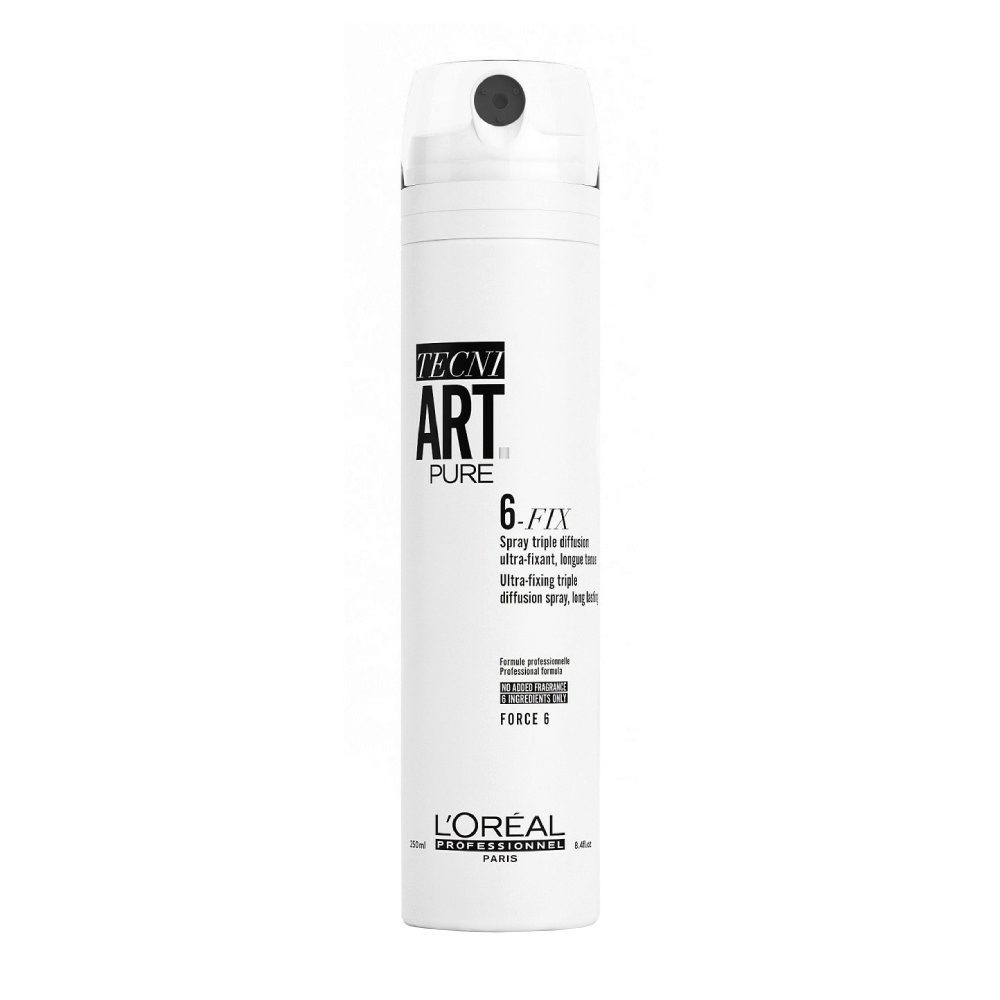 L'Oreal Tecni Art Pure Six Fix 250ml - strong hold spray