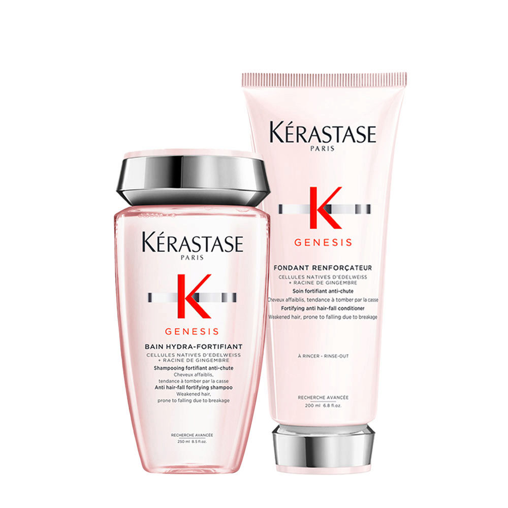 Kerastase Genesis Bain Hydra-Fortifiant 250ml Fondant Renforcateur 200ml