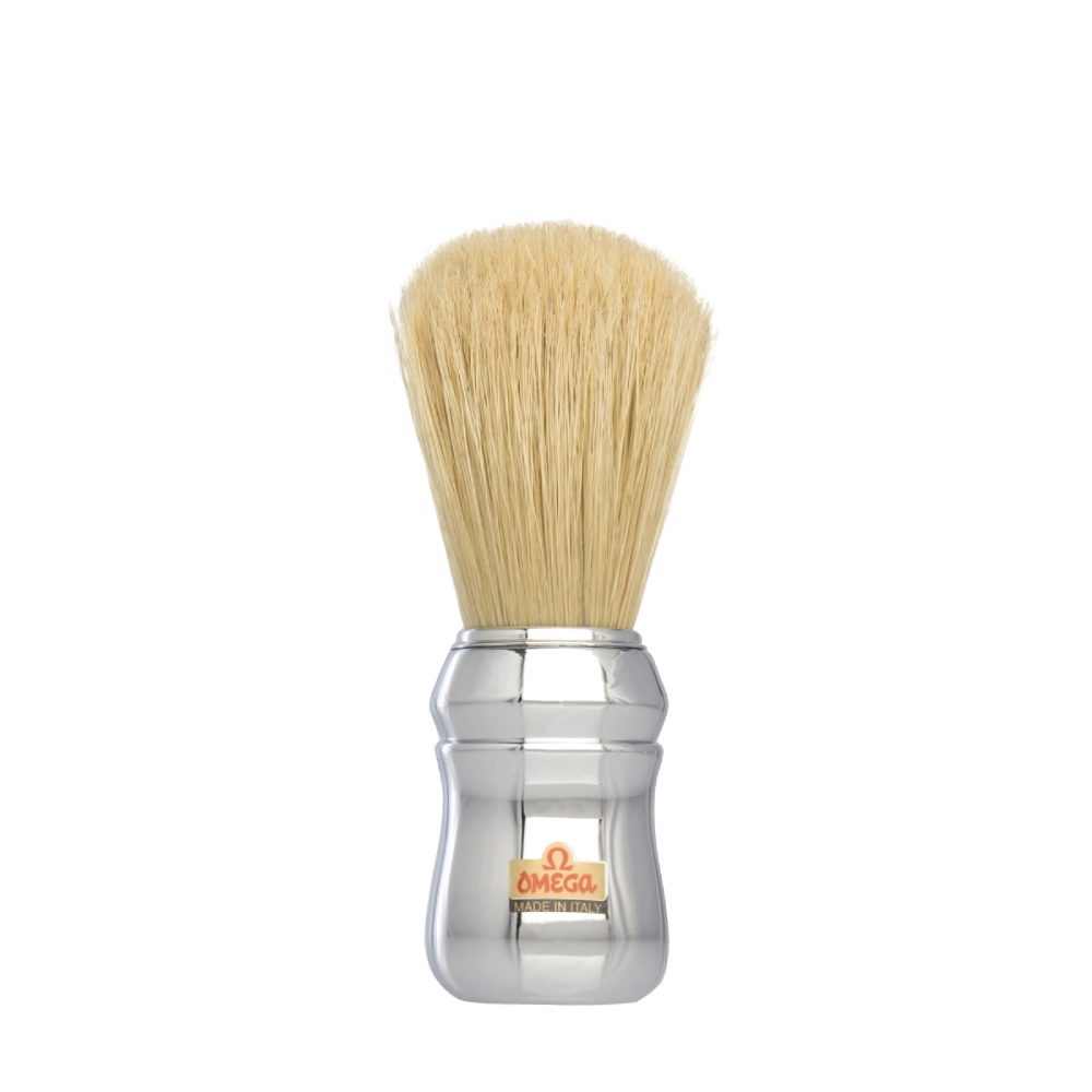 Omega Shaving Brush Silver