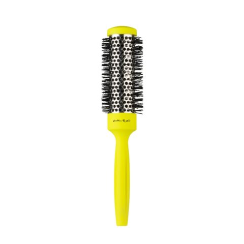 Gettin fluo Yellow Thermal Brush 32mm