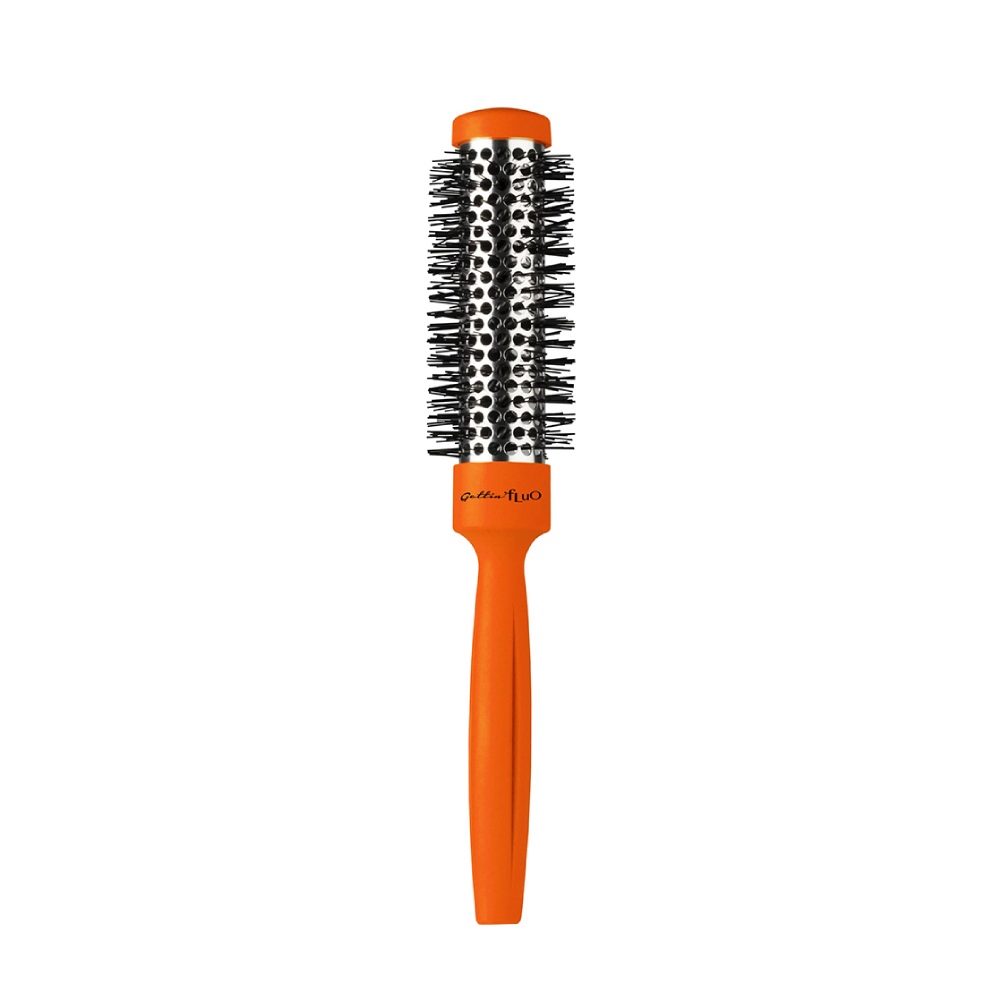 Gettin fluo Orange Thermal Brush 25mm