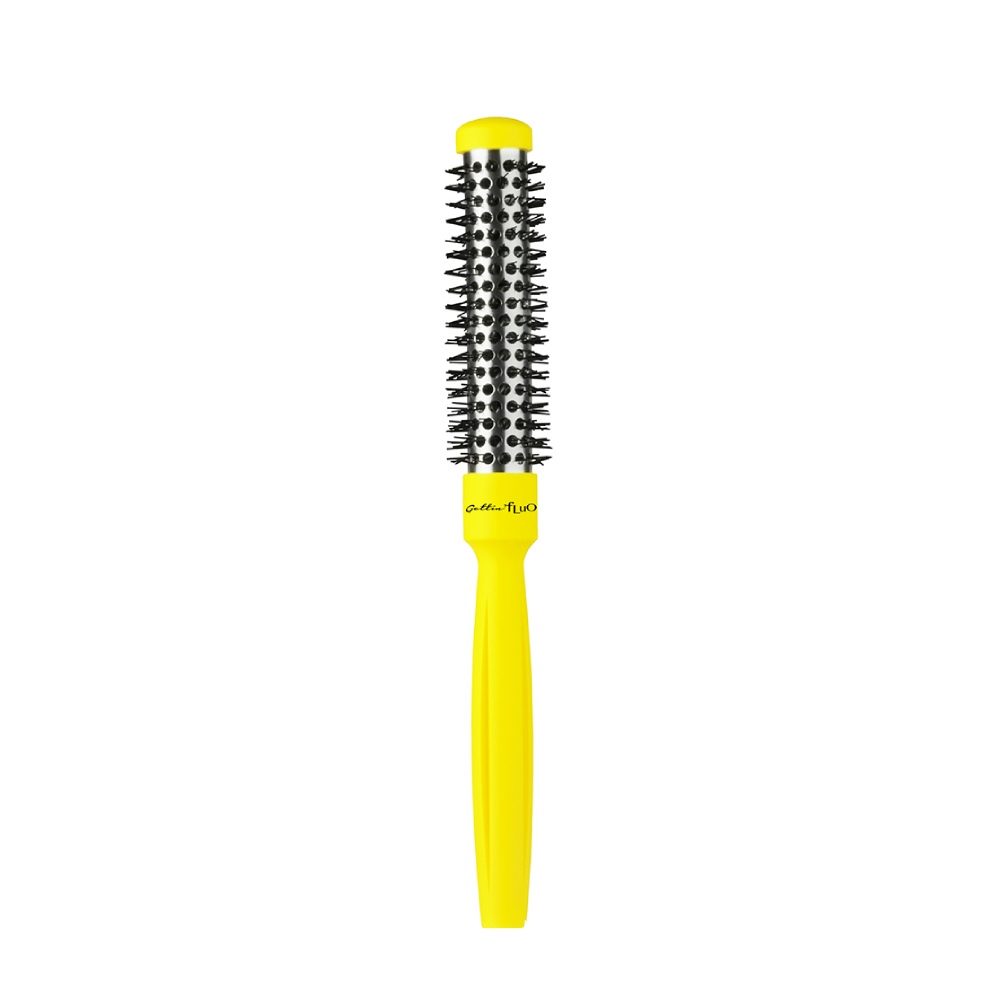 Gettin fluo Yellow Thermal Brush 17mm