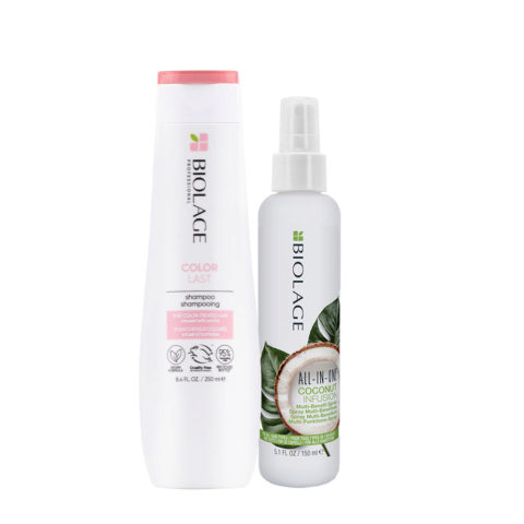 Biolage Colorlast Shampoo 250ml e All In One Coconut Spray 150ml