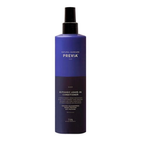 Previa Silver Blonde Biphasic Leave in Conditioner 250ml - anti yellow conditioner without rinsing