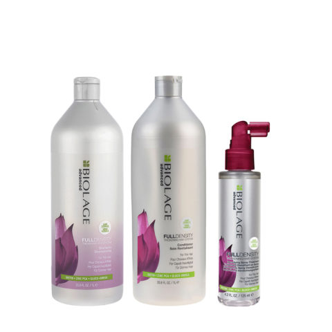 Biolage advanced FullDensity Shampoo 1000ml Conditioner 1000ml Spray 125ml