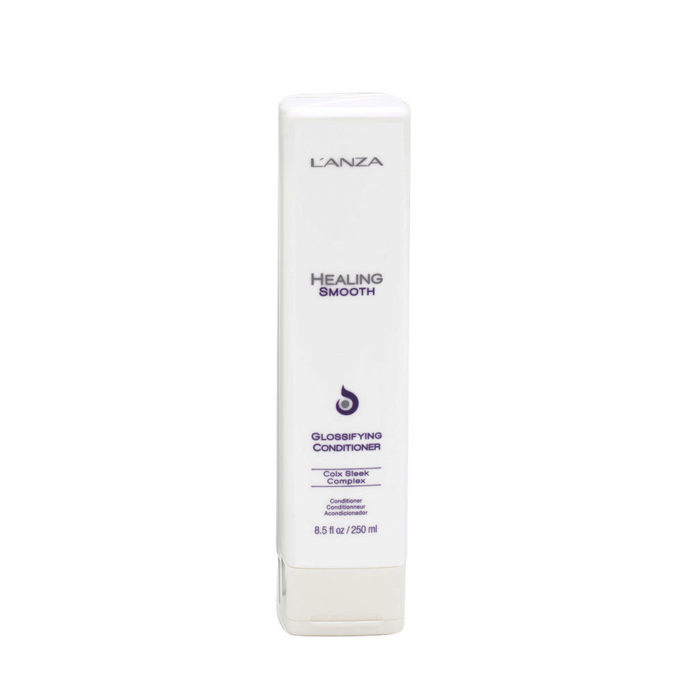 L' Anza Healing Smooth Glossifying Conditioner 250ml - antifrizz illuminating conditioner