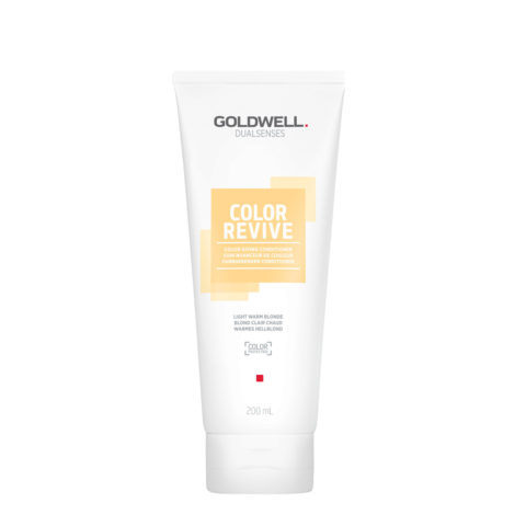 Goldwell Dualsenses Color Revive Light Warm Blonde Conditioner 200ml - conditioner for all types of blonde hair