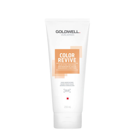 Goldwell Dualsenses Color Revive Dark Warm Blonde Conditioner 200ml - conditioner for all types of blonde hair