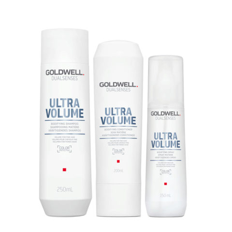 Goldwell Dualsenses Ultra Volume Bodifying Shampoo 250ml Conditioner 200ml Spray 150ml
