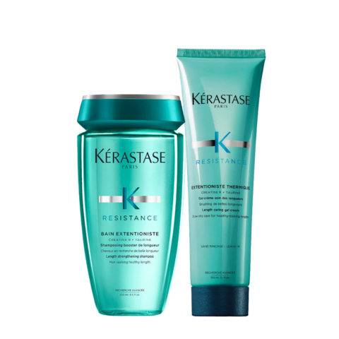 Kerastase Résistance Extentioniste Shampoo 250ml Cream Gel Heat Protection 150ml