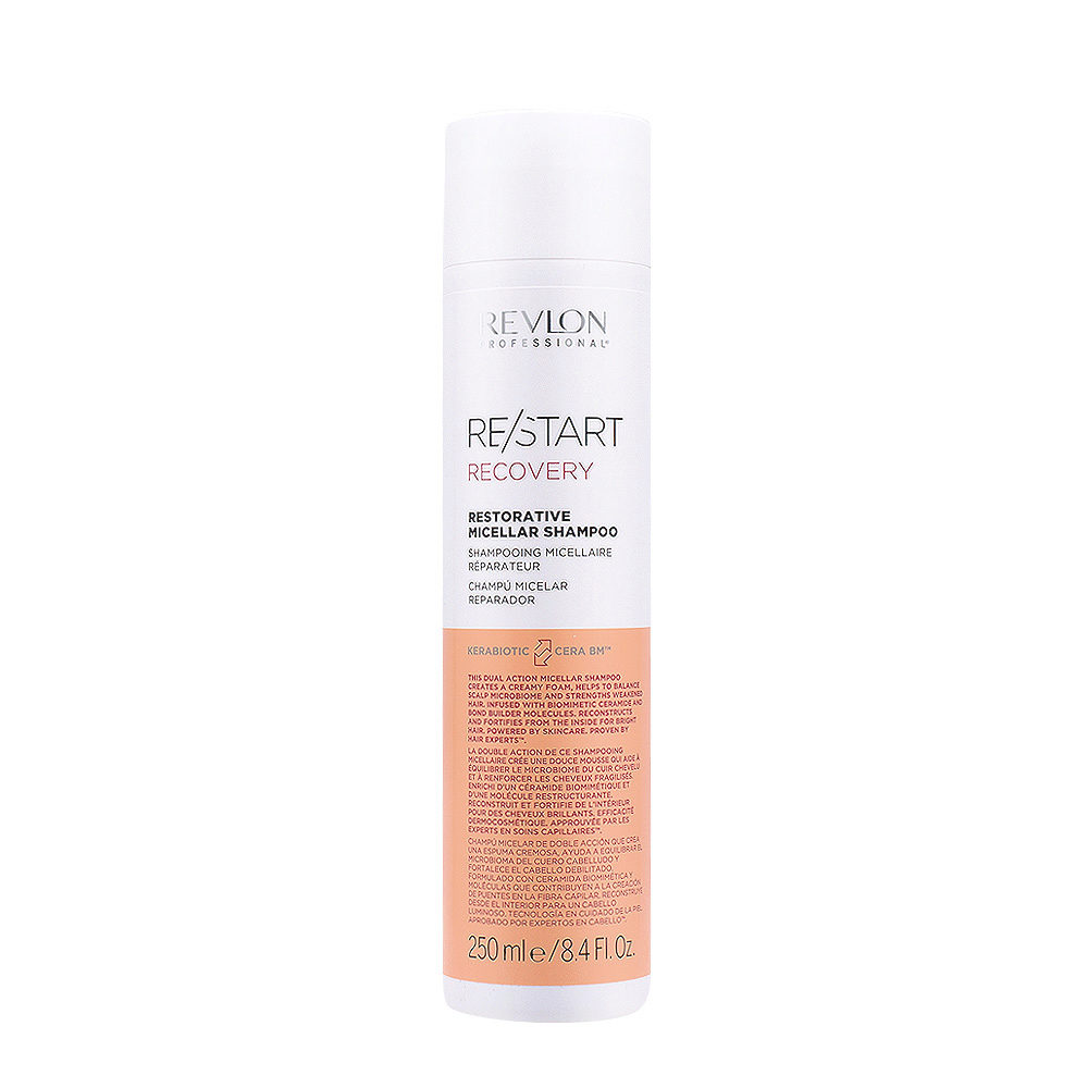 Revlon Restart Recovery Restorative Micellar Shampoo 250ml | Hair Gallery