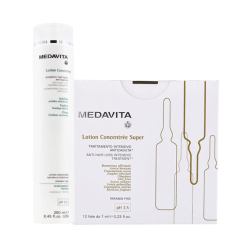 Medavita Cute Lotion Concentree Anti Hair Loss Shampoo 250ml e Vials 12x7ml
