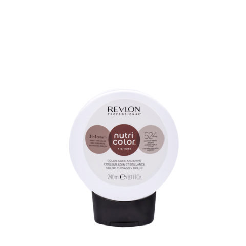 Revlon Nutri Color Creme 524 Coppery Pearl Brown 240ml - color mask