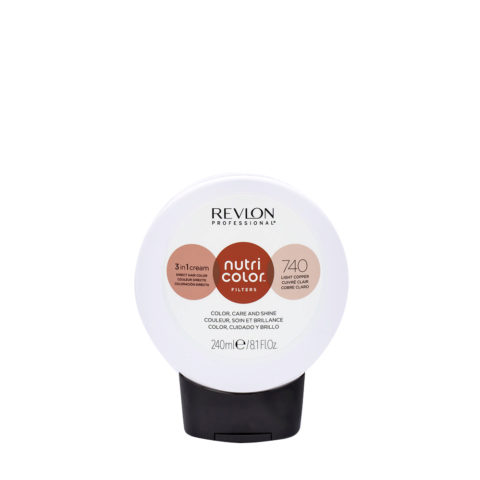 Revlon Nutri Color Creme 740 Light copper 240ml - color mask