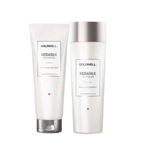 Goldwell Kerasilk Revitalize Pre exfoliating shampoo 250ml Moisturizing shampoo 250ml