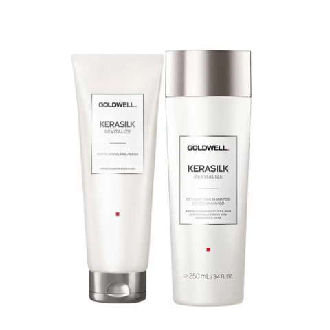 Goldwell Kerasilk Revitalize Pre exfoliating shampoo 250ml Detoxifying Anti-Dandruff Shampoo 250ml