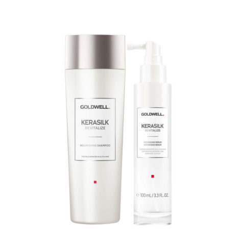 Goldwell Kerasilk Revitalize Shampoo 250ml and Serum 100ml Revitalizing Moisturizing