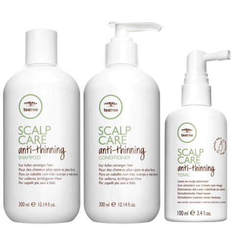 Tea Tree Scalp Care Anti-Thinning Shampoo 300ml Conditioner 300ml Tonic 100ml