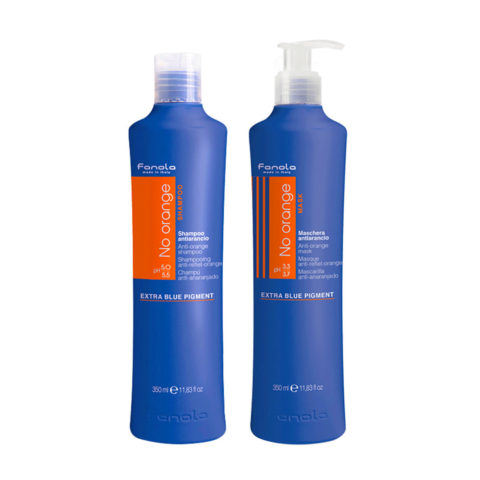 Fanola No Orange  Shampoo 350ml And Conditioner 350ml Brown Hair