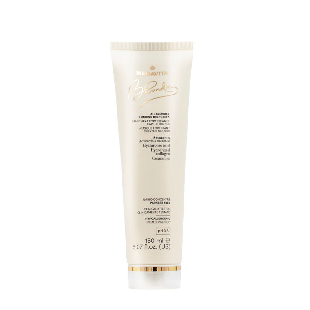Medavita Blondie All Blondes Bonding Deep Mask 150ml - plumping mask for all blonde hair