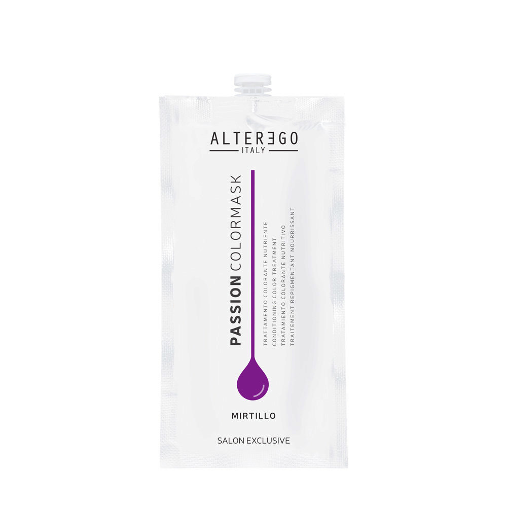 Alterego Passion Color Mask Blueberry 50ml - nourishing colouring treatment