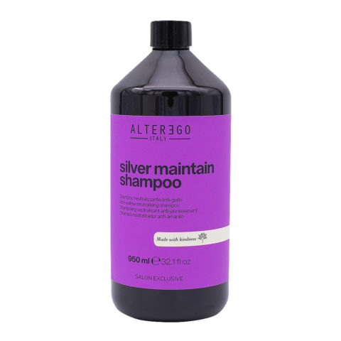 Alterego Silver Maintain Anti-yellow Shampoo 950ml