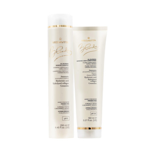 Medavita Blondie All Blondes Bonding Shampoo 250ml Light Conditioner 150ml