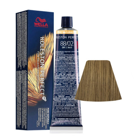 Wella Koleston Perfect Me+ Pure Naturals 88/02 Light Intense Natural Matt Blonde 60ml - permanent colouring