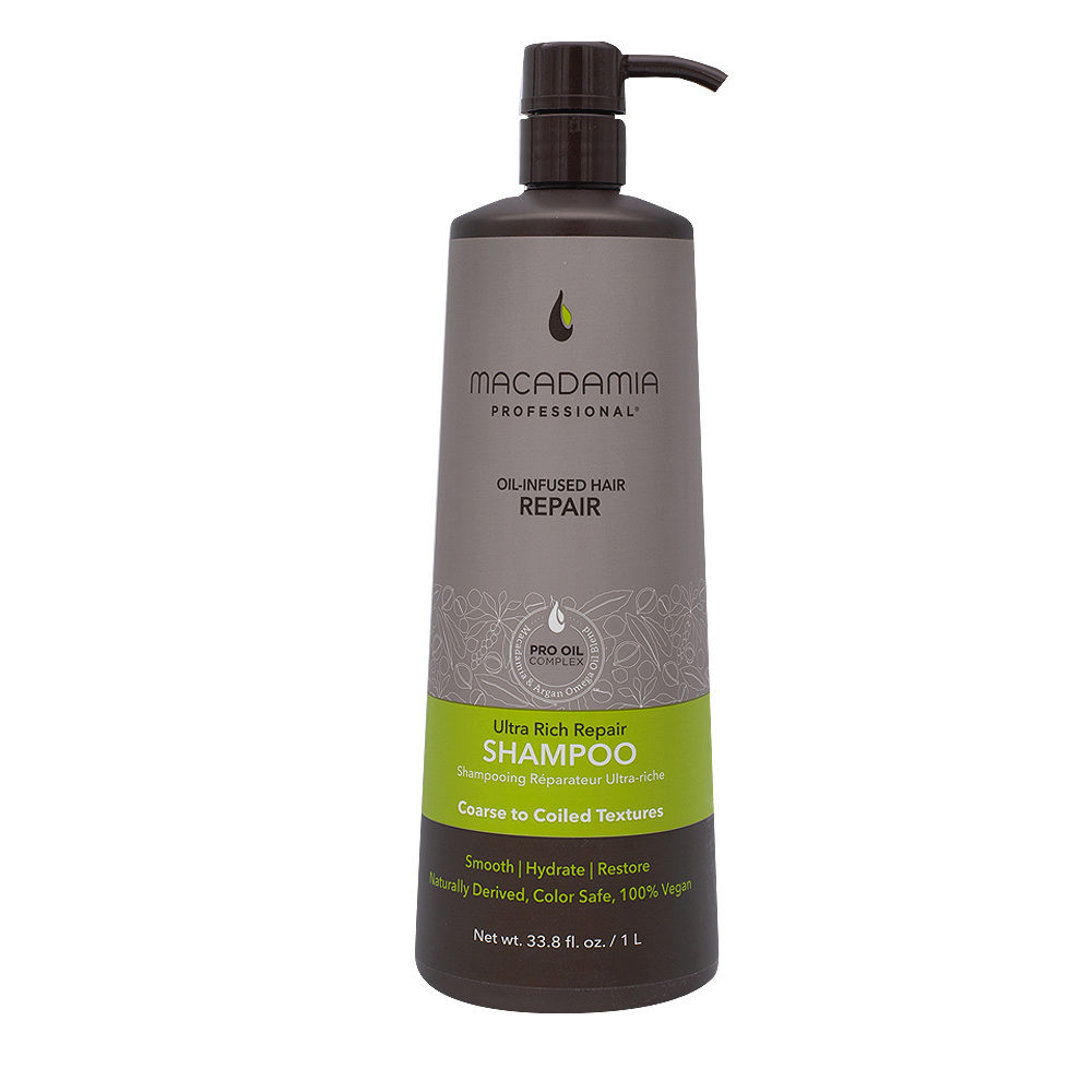 Macadamia Ultra Rich Shampoo for Damaged and Thick Hair 1000ml