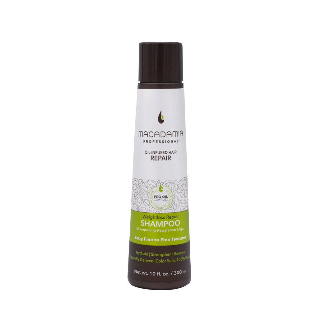 Macadamia Weightless Repair Shampoo For Damaged And Fine Hair 300ml
