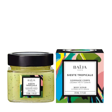 Baija Paris Sieste Tropicale Body Scrub 212ml - body scrub cedar and petitgrain