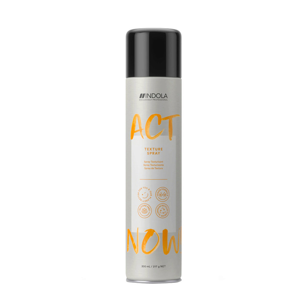 Indola Act Now! Texture Volumizing Spray for Fine Hair 300ml | Hair Gallery Indola Act Now! Texture Volumizing Spray for Fine Hair 300ml | Hair Gallery