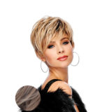 Hairdo Sweet Pixie Light Ash Blonde Wig With Brown Root