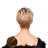 Hairdo Sweet Pixie Warm Blonde Wig With Brown Root