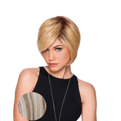 Hairdo Bob Layered Light Ash Blonde Wig With Brown Root